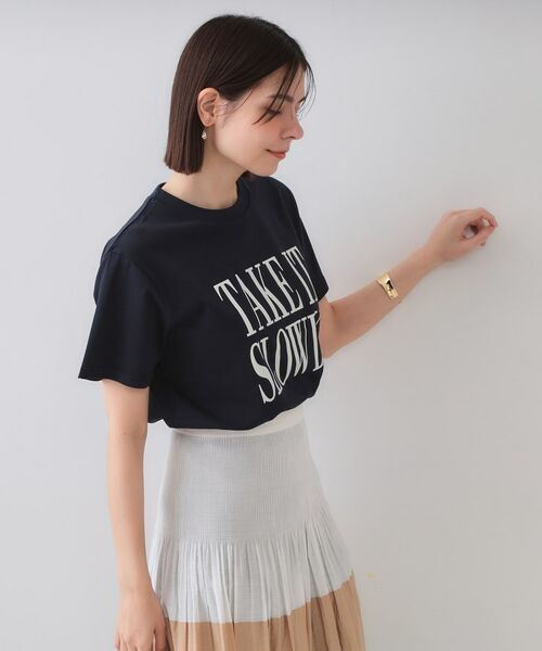 OPAQUE.CLIP / オペーク ドット クリップ Tシャツ | ロゴプリントTシャツ【洗濯機洗い可】 | 詳細9