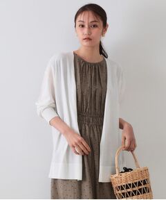 OPAQUE.CLIP / オペーク ドット クリップ カーディガン・ボレロ | ミドル丈トッパーニットカーディガン【洗濯機洗い可/接触冷感/抗ピル】