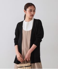 OPAQUE.CLIP / オペーク ドット クリップ カーディガン・ボレロ | ミドル丈トッパーニットカーディガン【洗濯機洗い可/接触冷感/抗ピル】