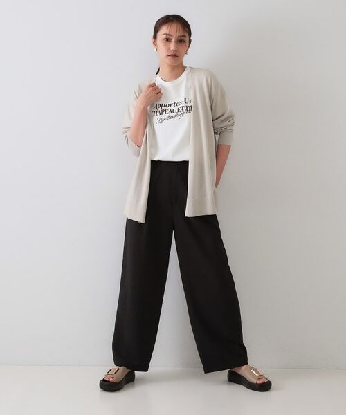 OPAQUE.CLIP / オペーク ドット クリップ カーディガン・ボレロ | ミドル丈トッパーニットカーディガン【洗濯機洗い可/接触冷感/抗ピル】 | 詳細10