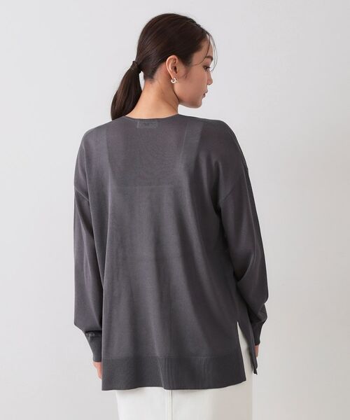 OPAQUE.CLIP / オペーク ドット クリップ カーディガン・ボレロ | ミドル丈トッパーニットカーディガン【洗濯機洗い可/接触冷感/抗ピル】 | 詳細19