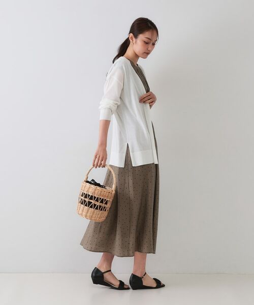 OPAQUE.CLIP / オペーク ドット クリップ カーディガン・ボレロ | ミドル丈トッパーニットカーディガン【洗濯機洗い可/接触冷感/抗ピル】 | 詳細2