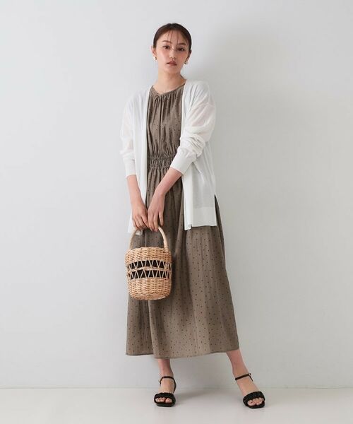 OPAQUE.CLIP / オペーク ドット クリップ カーディガン・ボレロ | ミドル丈トッパーニットカーディガン【洗濯機洗い可/接触冷感/抗ピル】 | 詳細3