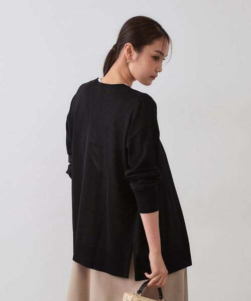 OPAQUE.CLIP / オペーク ドット クリップ カーディガン・ボレロ | ミドル丈トッパーニットカーディガン【洗濯機洗い可/接触冷感/抗ピル】 | 詳細5