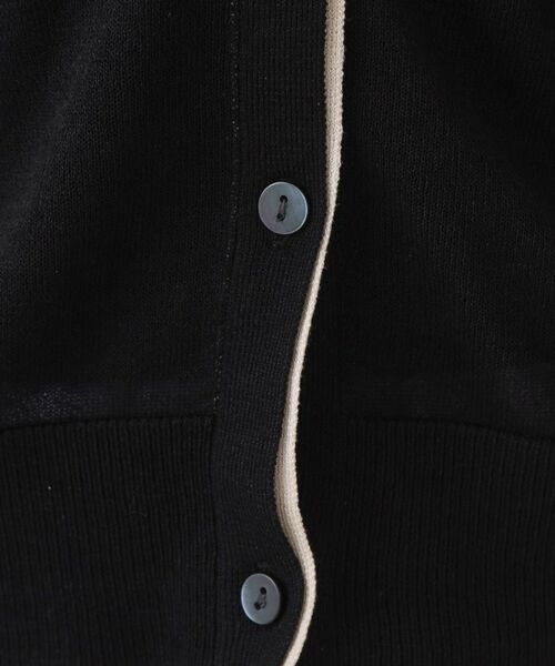 OPAQUE.CLIP / オペーク ドット クリップ カーディガン・ボレロ | 配色シアークルーニットカーディガン【洗濯機洗い可/抗ピル】 | 詳細8