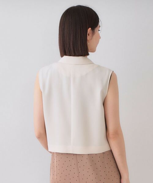OPAQUE.CLIP / オペーク ドット クリップ ベスト | ショートテーラードジレ【接触冷感/洗濯機洗い可】 | 詳細13