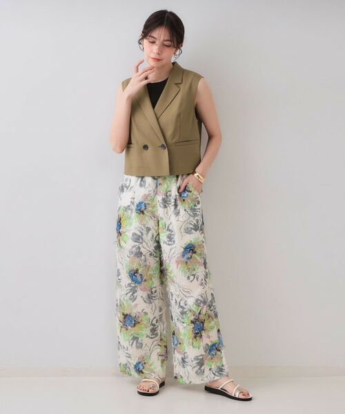 OPAQUE.CLIP / オペーク ドット クリップ ベスト | ショートテーラードジレ【接触冷感/洗濯機洗い可】 | 詳細2