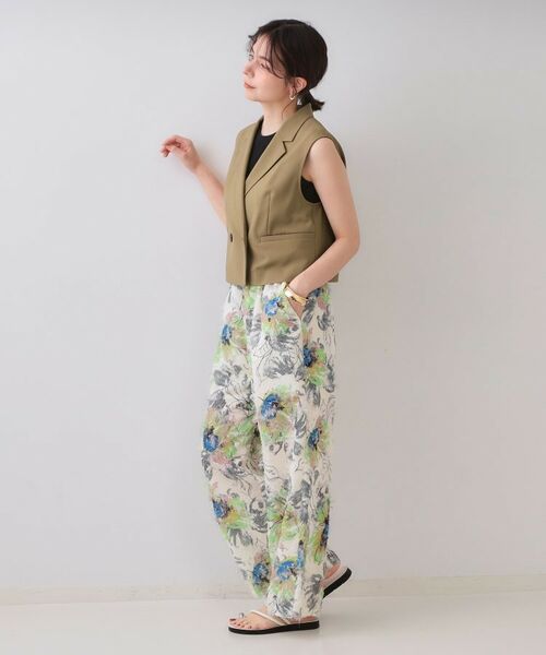 OPAQUE.CLIP / オペーク ドット クリップ ベスト | ショートテーラードジレ【接触冷感/洗濯機洗い可】 | 詳細3