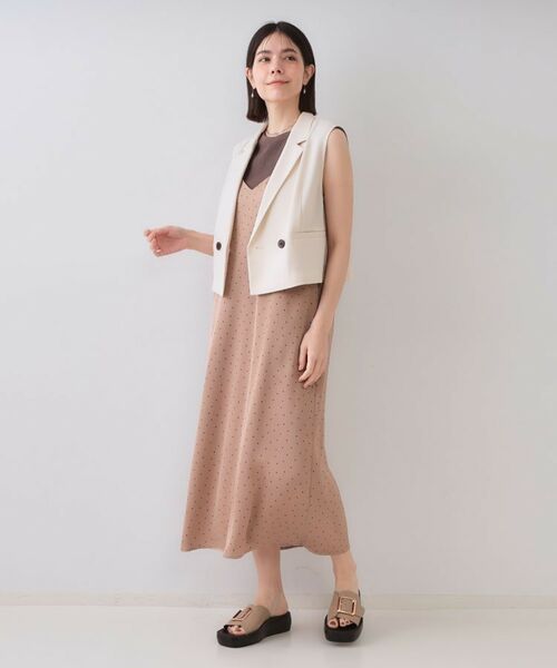 OPAQUE.CLIP / オペーク ドット クリップ ベスト | ショートテーラードジレ【接触冷感/洗濯機洗い可】 | 詳細8