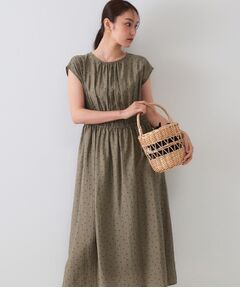 OPAQUE.CLIP / オペーク ドット クリップ ロング・マキシ丈ワンピース | ドットプリントワンピース【洗濯機洗い可】