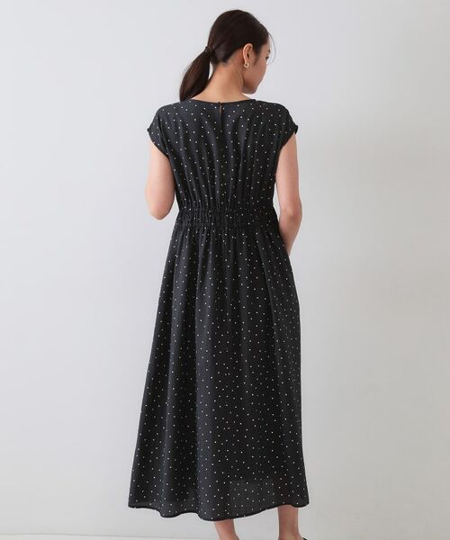 OPAQUE.CLIP / オペーク ドット クリップ ロング・マキシ丈ワンピース | ドットプリントワンピース【洗濯機洗い可】 | 詳細11