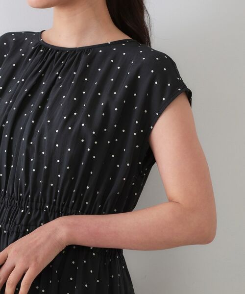 OPAQUE.CLIP / オペーク ドット クリップ ロング・マキシ丈ワンピース | ドットプリントワンピース【洗濯機洗い可】 | 詳細14