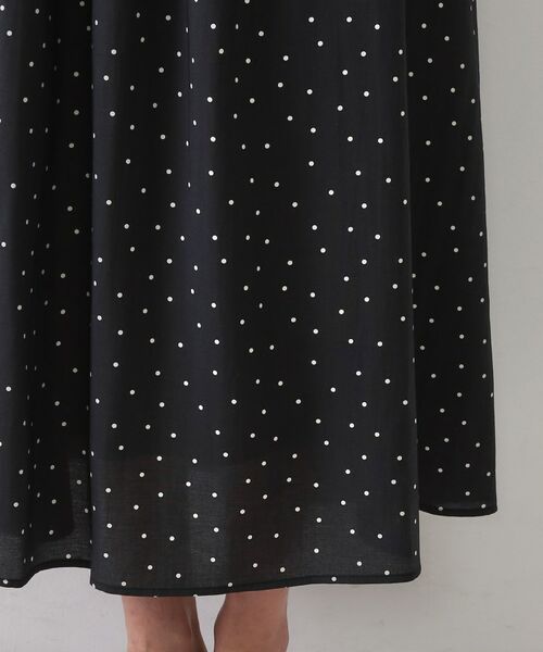 OPAQUE.CLIP / オペーク ドット クリップ ロング・マキシ丈ワンピース | ドットプリントワンピース【洗濯機洗い可】 | 詳細15