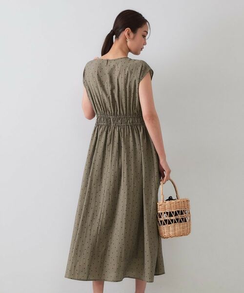 OPAQUE.CLIP / オペーク ドット クリップ ロング・マキシ丈ワンピース | ドットプリントワンピース【洗濯機洗い可】 | 詳細3