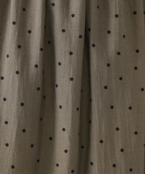 OPAQUE.CLIP / オペーク ドット クリップ ロング・マキシ丈ワンピース | ドットプリントワンピース【洗濯機洗い可】 | 詳細4