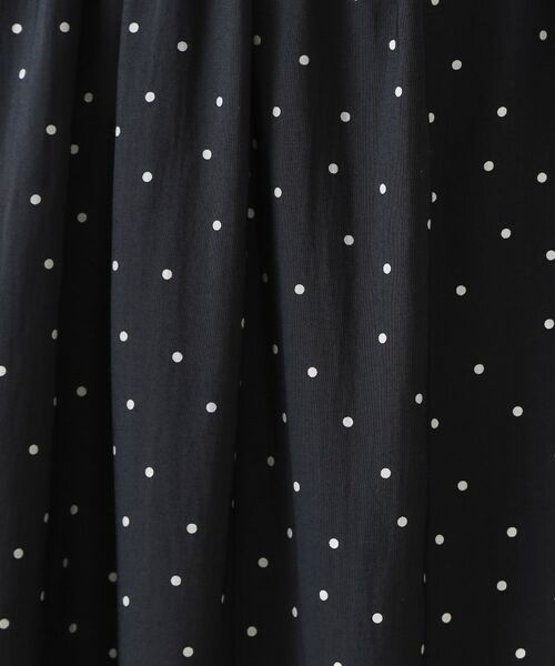 OPAQUE.CLIP / オペーク ドット クリップ ロング・マキシ丈ワンピース | ドットプリントワンピース【洗濯機洗い可】 | 詳細8