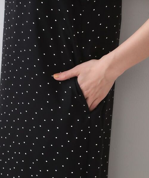 OPAQUE.CLIP / オペーク ドット クリップ ロング・マキシ丈ワンピース | ランダムドット サテンキャミワンピース【洗濯機洗い可】 | 詳細15