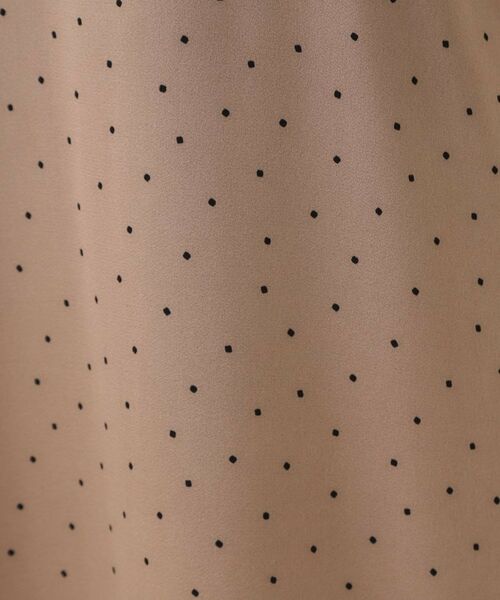 OPAQUE.CLIP / オペーク ドット クリップ ロング・マキシ丈ワンピース | ランダムドット サテンキャミワンピース【洗濯機洗い可】 | 詳細8