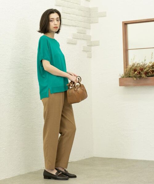 OPAQUE.CLIP / オペーク ドット クリップ パンツ | 《丈が選べる/SS-LLサイズ》美脚ストレッチイージーテーパードパンツ/セットアップ対応【防シワ/洗濯機洗い可/抗ピル】 | 詳細11