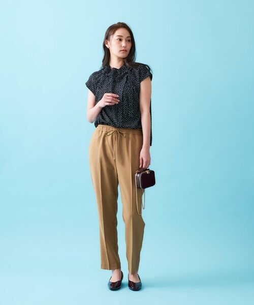 OPAQUE.CLIP / オペーク ドット クリップ パンツ | 《丈が選べる/SS-LLサイズ》美脚ストレッチイージーテーパードパンツ/セットアップ対応【防シワ/洗濯機洗い可/抗ピル】 | 詳細29