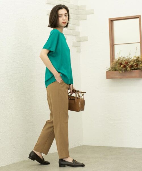 OPAQUE.CLIP / オペーク ドット クリップ パンツ | 《丈が選べる/SS-LLサイズ》美脚ストレッチイージーテーパードパンツ/セットアップ対応【防シワ/洗濯機洗い可/抗ピル】 | 詳細8