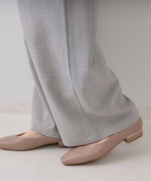 OPAQUE.CLIP / オペーク ドット クリップ パンツ | リネンライクタックワイドパンツ【洗濯機洗い可】 | 詳細15