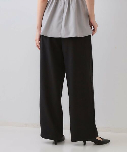 OPAQUE.CLIP / オペーク ドット クリップ パンツ | リネンライクタックワイドパンツ【洗濯機洗い可】 | 詳細5