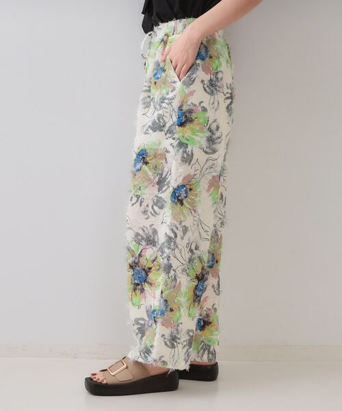 OPAQUE.CLIP / オペーク ドット クリップ パンツ | フリンジジャカードプリントイージーパンツ【洗濯機洗い可】 | 詳細10