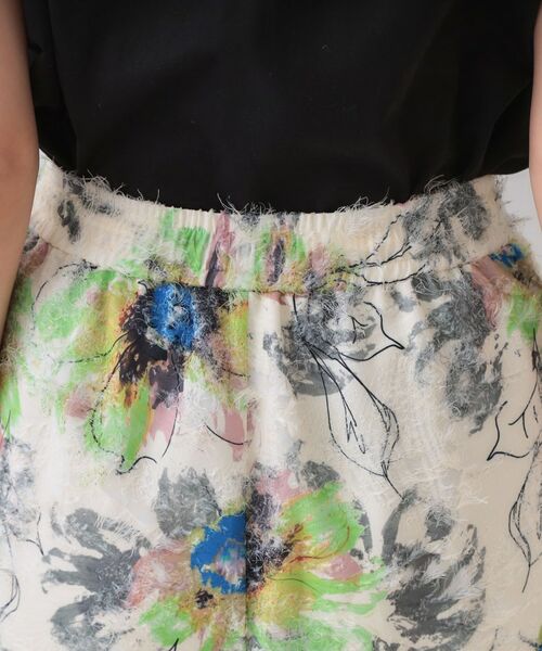 OPAQUE.CLIP / オペーク ドット クリップ パンツ | フリンジジャカードプリントイージーパンツ【洗濯機洗い可】 | 詳細13