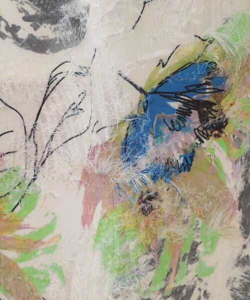 OPAQUE.CLIP / オペーク ドット クリップ パンツ | フリンジジャカードプリントイージーパンツ【洗濯機洗い可】 | 詳細4