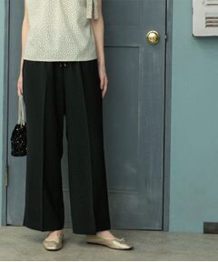 OPAQUE.CLIP / オペーク ドット クリップ パンツ | 《丈が選べる/SS-LLサイズ》美脚ストレッチイージーワイドパンツ/セットアップ対応【防シワ/洗濯機洗い可/抗ピル】