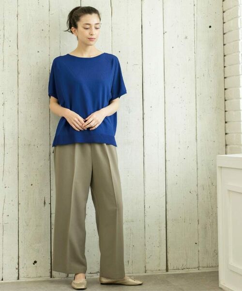 OPAQUE.CLIP / オペーク ドット クリップ パンツ | 《丈が選べる/SS-LLサイズ》美脚ストレッチイージーワイドパンツ/セットアップ対応【防シワ/洗濯機洗い可/抗ピル】 | 詳細22