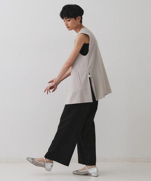 OPAQUE.CLIP / オペーク ドット クリップ パンツ | 《丈が選べる/SS-LLサイズ》美脚ストレッチイージーワイドパンツ/セットアップ対応【防シワ/洗濯機洗い可/抗ピル】 | 詳細29