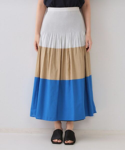 OPAQUE.CLIP / オペーク ドット クリップ ロング・マキシ丈スカート | シャーリングフレアスカート/リバーシブル着用可【洗濯機洗い可】 | 詳細13