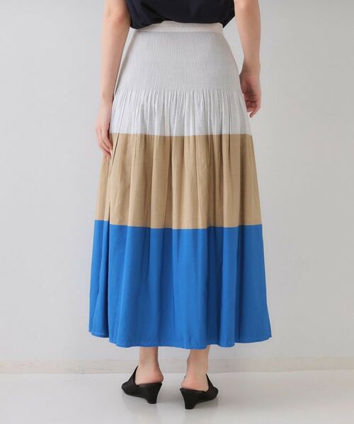 OPAQUE.CLIP / オペーク ドット クリップ ロング・マキシ丈スカート | シャーリングフレアスカート/リバーシブル着用可【洗濯機洗い可】 | 詳細15