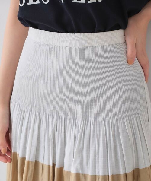 OPAQUE.CLIP / オペーク ドット クリップ ロング・マキシ丈スカート | シャーリングフレアスカート/リバーシブル着用可【洗濯機洗い可】 | 詳細16