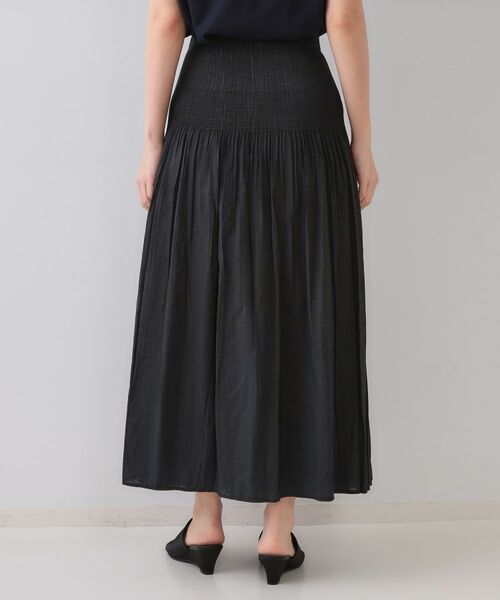 OPAQUE.CLIP / オペーク ドット クリップ ロング・マキシ丈スカート | シャーリングフレアスカート/リバーシブル着用可【洗濯機洗い可】 | 詳細19