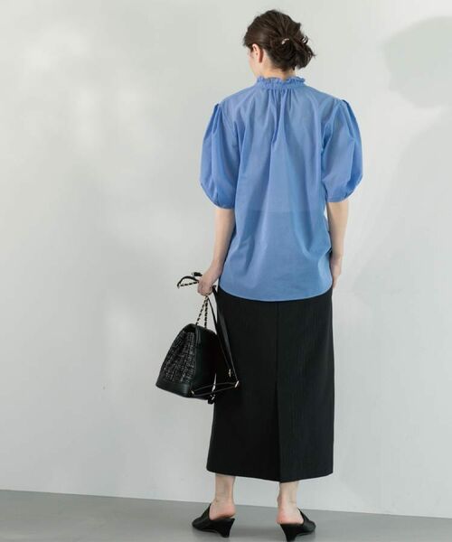 OPAQUE.CLIP / オペーク ドット クリップ ロング・マキシ丈スカート | ラメストライプイージーナロースカート/セットアップ可【洗濯機洗い可/防シワ/吸水速乾】 | 詳細11