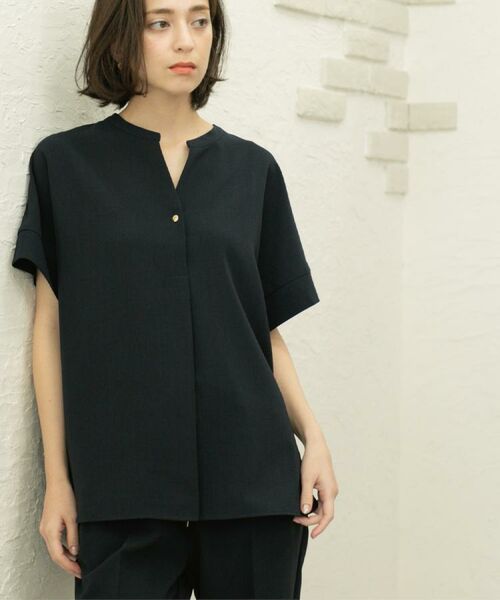 DRAWER 69,300円24S/S カットワークラグランノーカラーブラウス DRAWER 69,300円24S/S カットワークラグランノーカラーブラウス