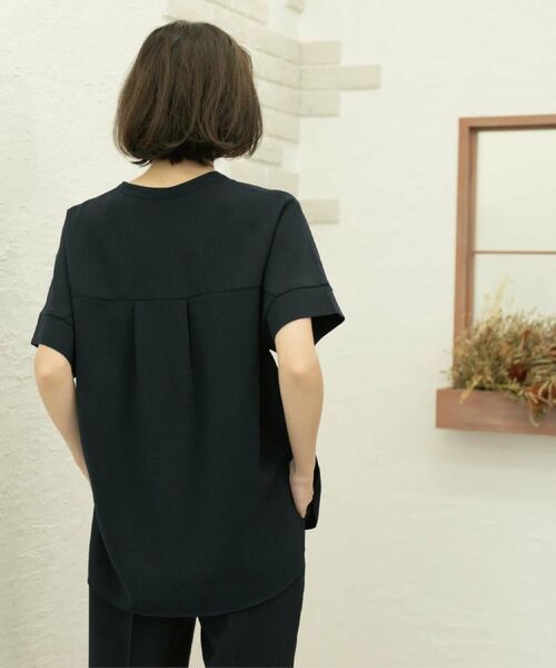 SOÉJU ブラック ボックスシルエット トップス 5色展開/SS-LLサイズ》スキッパー金ボタンブラウス/セットアップ