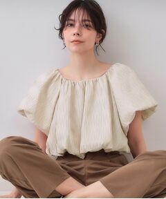 OPAQUE.CLIP / オペーク ドット クリップ シャツ・ブラウス | ふくれジャカードバルーンブラウス【洗濯機洗い可】