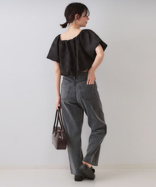 OPAQUE.CLIP / オペーク ドット クリップ シャツ・ブラウス | ふくれジャカードバルーンブラウス【洗濯機洗い可】 | 詳細7