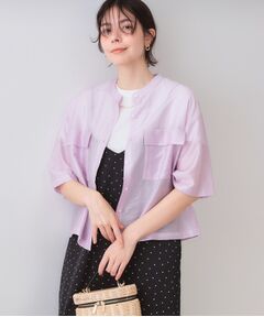 OPAQUE.CLIP / オペーク ドット クリップ シャツ・ブラウス | シアーダブルポケットシャツ【洗濯機洗い可】