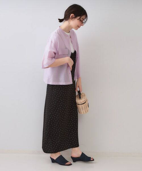 OPAQUE.CLIP / オペーク ドット クリップ シャツ・ブラウス | シアーダブルポケットシャツ【洗濯機洗い可】 | 詳細11