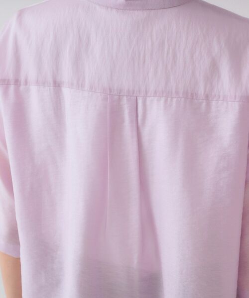 OPAQUE.CLIP / オペーク ドット クリップ シャツ・ブラウス | シアーダブルポケットシャツ【洗濯機洗い可】 | 詳細17