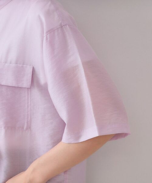 OPAQUE.CLIP / オペーク ドット クリップ シャツ・ブラウス | シアーダブルポケットシャツ【洗濯機洗い可】 | 詳細18