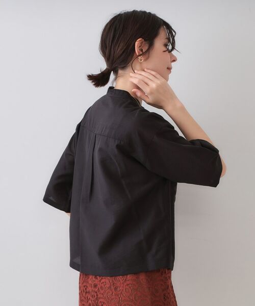 OPAQUE.CLIP / オペーク ドット クリップ シャツ・ブラウス | シアーダブルポケットシャツ【洗濯機洗い可】 | 詳細5