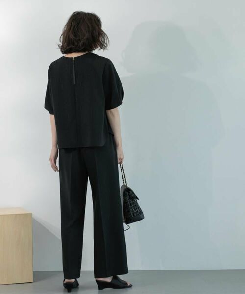 OPAQUE.CLIP / オペーク ドット クリップ シャツ・ブラウス | ラメストライプタックスリーブブラウス/セットアップ可【洗濯機洗い可/防シワ/吸水速乾】 | 詳細15