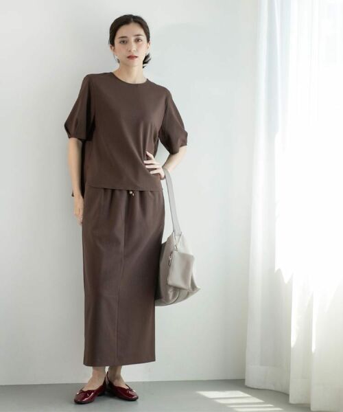 OPAQUE.CLIP / オペーク ドット クリップ シャツ・ブラウス | ラメストライプタックスリーブブラウス/セットアップ可【洗濯機洗い可/防シワ/吸水速乾】 | 詳細24