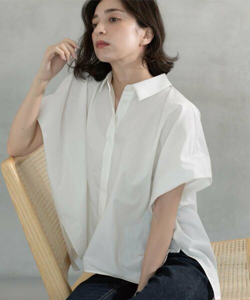 OPAQUE.CLIP / オペーク ドット クリップ シャツ・ブラウス | 《andGIRL掲載》リラクシーシャツ【洗濯機洗い可】 | 詳細1